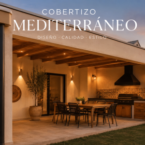 COBERTIZO ESTILO MEDITERRANEO